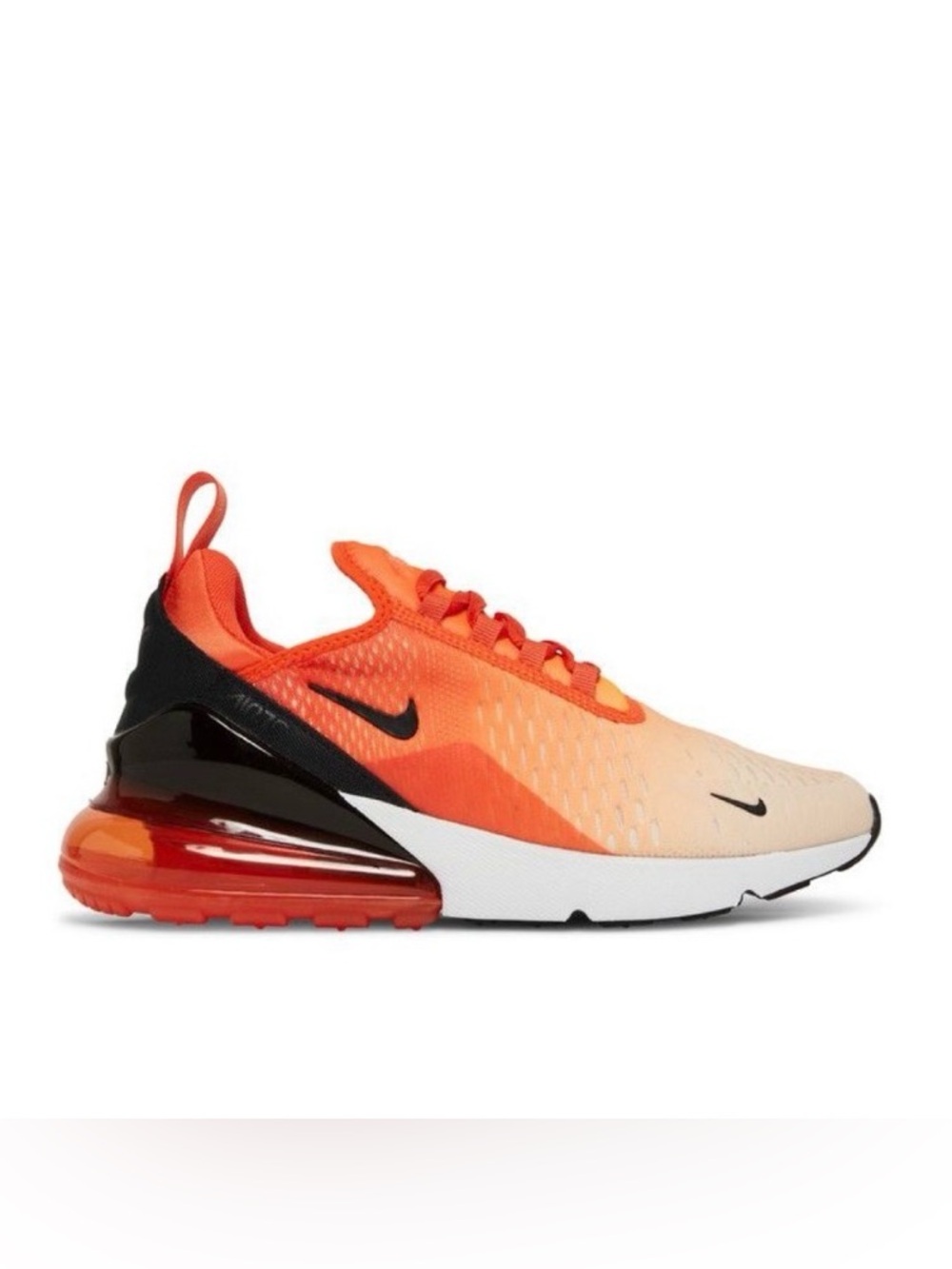 Nike Air Max 270 Shoes Womens Size 8 Orange juice Mesh Sneakers DQ8585-801